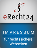 eRecht24 Impressum Siegel für rechtssichere Webseiten